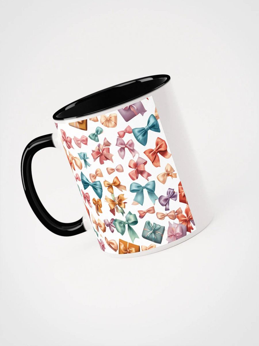 Ceramic Mug Colorful Bows with Color Inside product image (3)