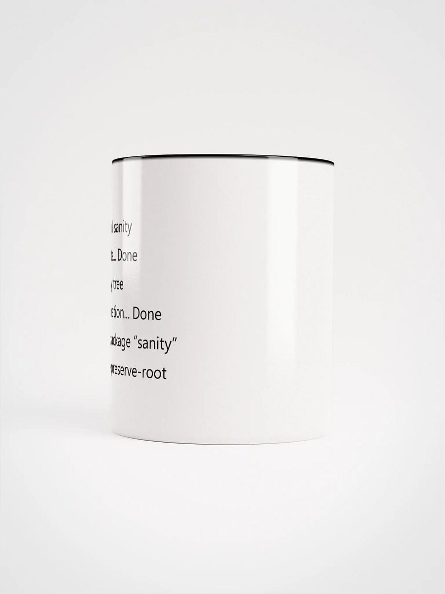 Cannot find sanity Mug product image (2)