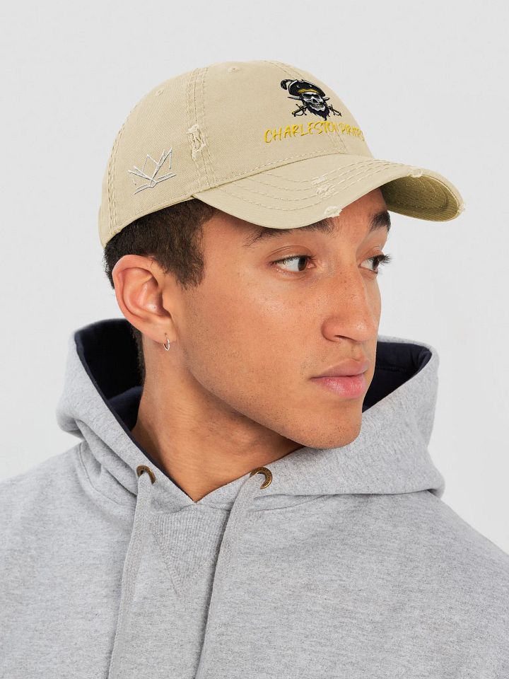 Charleston Pirates Distressed Dad Hat product image (2)