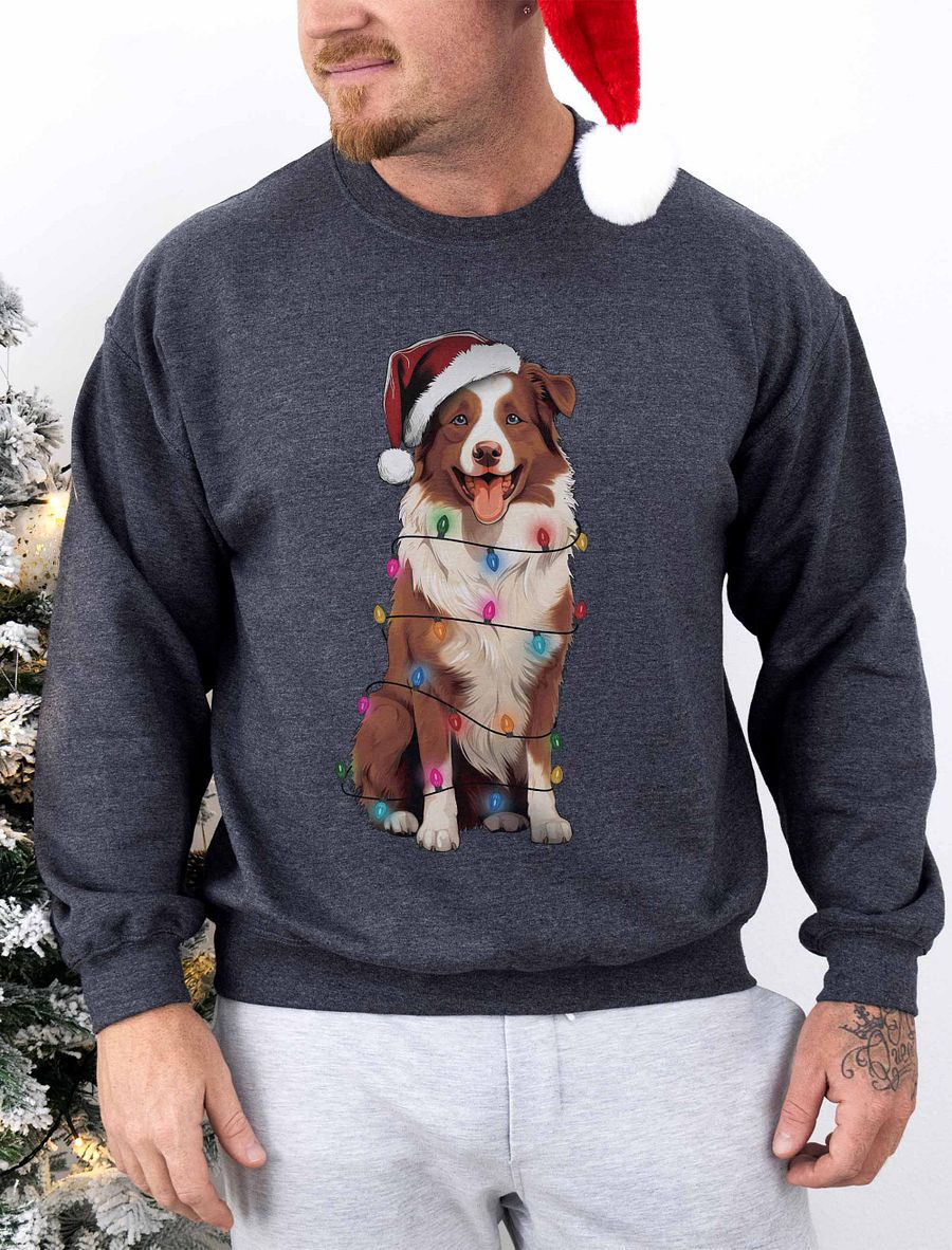 Funny Australian Shepherd(Red Tricolor) Christmas Sweatshirt product image (1)