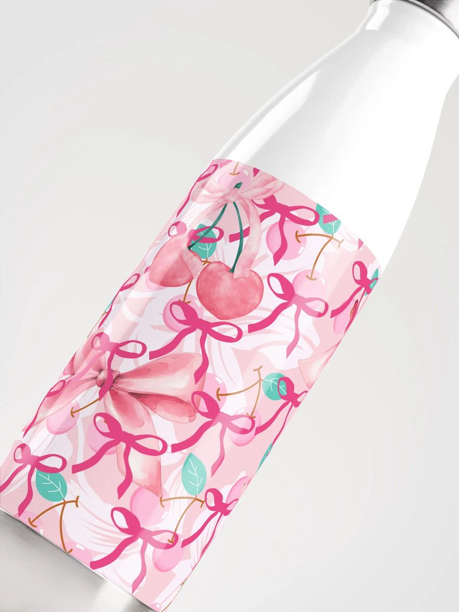 Cherry Blush Stainless Steel Water Bottle for the eminine girls and ladies product image (5)