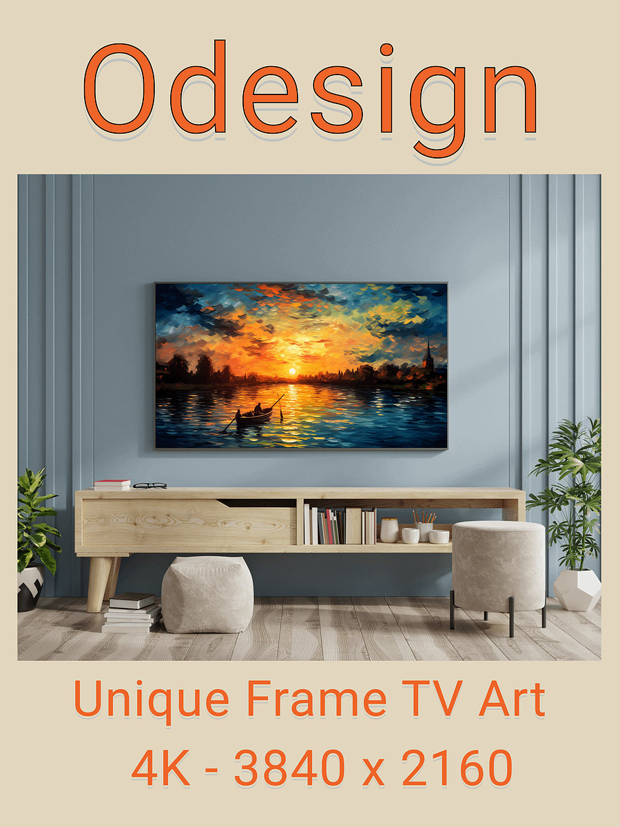 Cityscape and Landscape Frame TV Art product image (3)