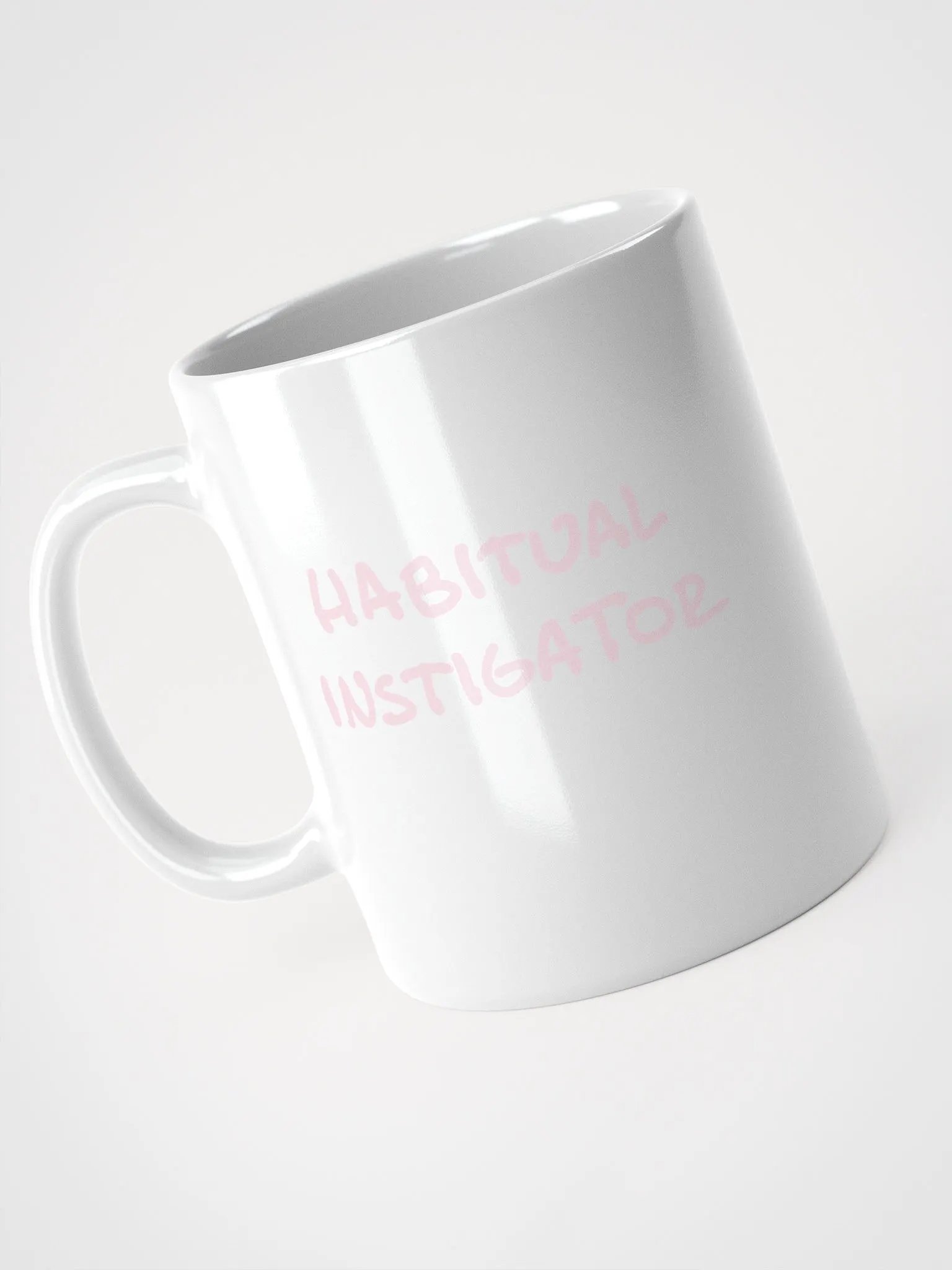 HABITUAL INSTIGATOR (light pink design) mug product image (5)