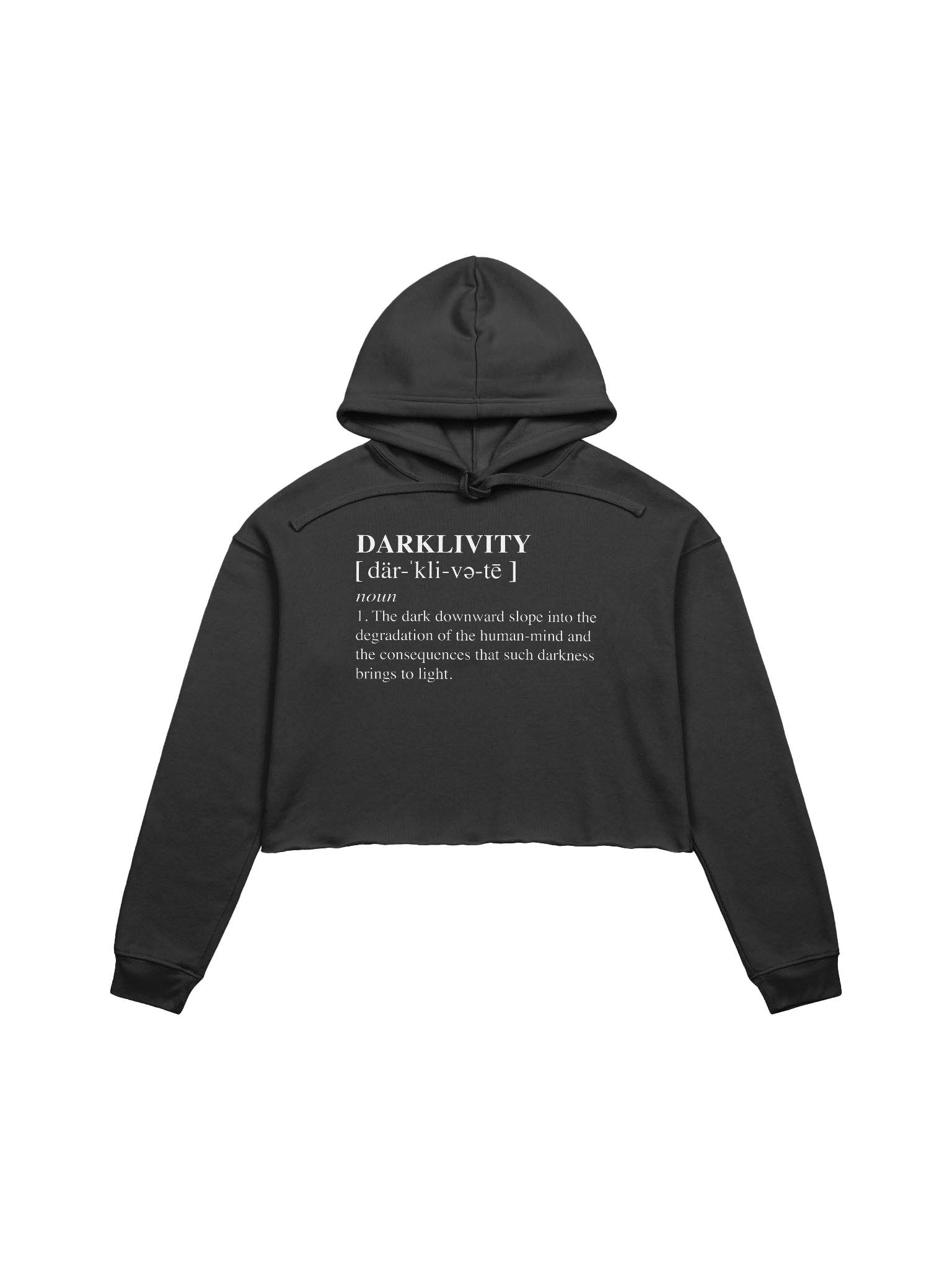 DARKLIVITY Definition Crop Hoodie product image (5)