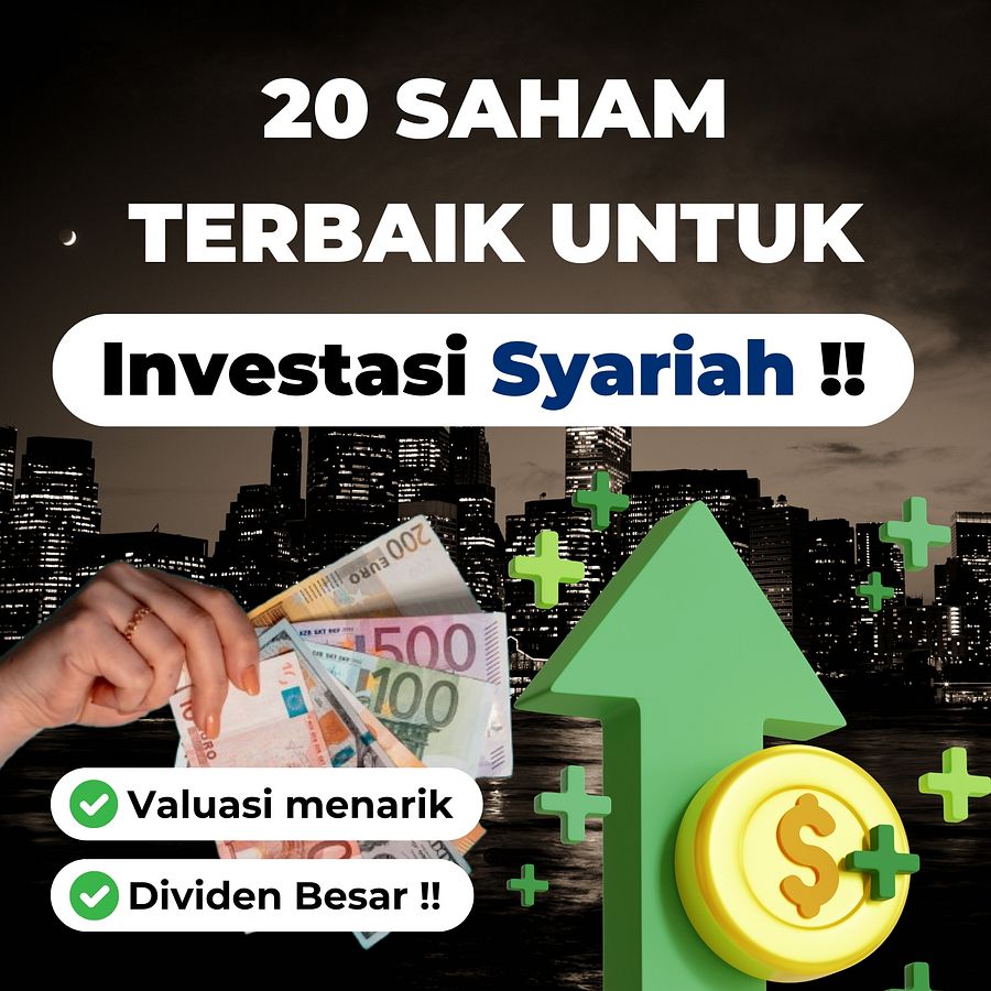 [VIDEO] 20 Saham Terbaik Untuk Investasi Syariah !! product image (1)