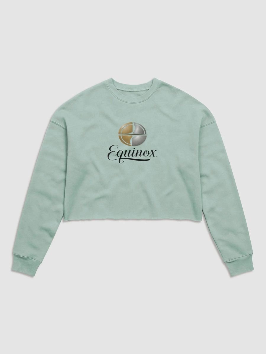 Equinox Women's Fleece Crop Sweatshirt - Cozy and Trendy product image (3)