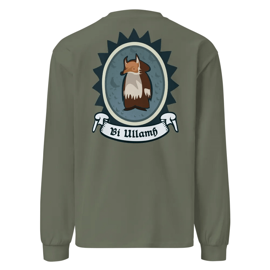 Sionnach Bí Ullamh AS Colour Premium Meáchan Trom Léine Sleeve Fada (Back Patch) product image (2)