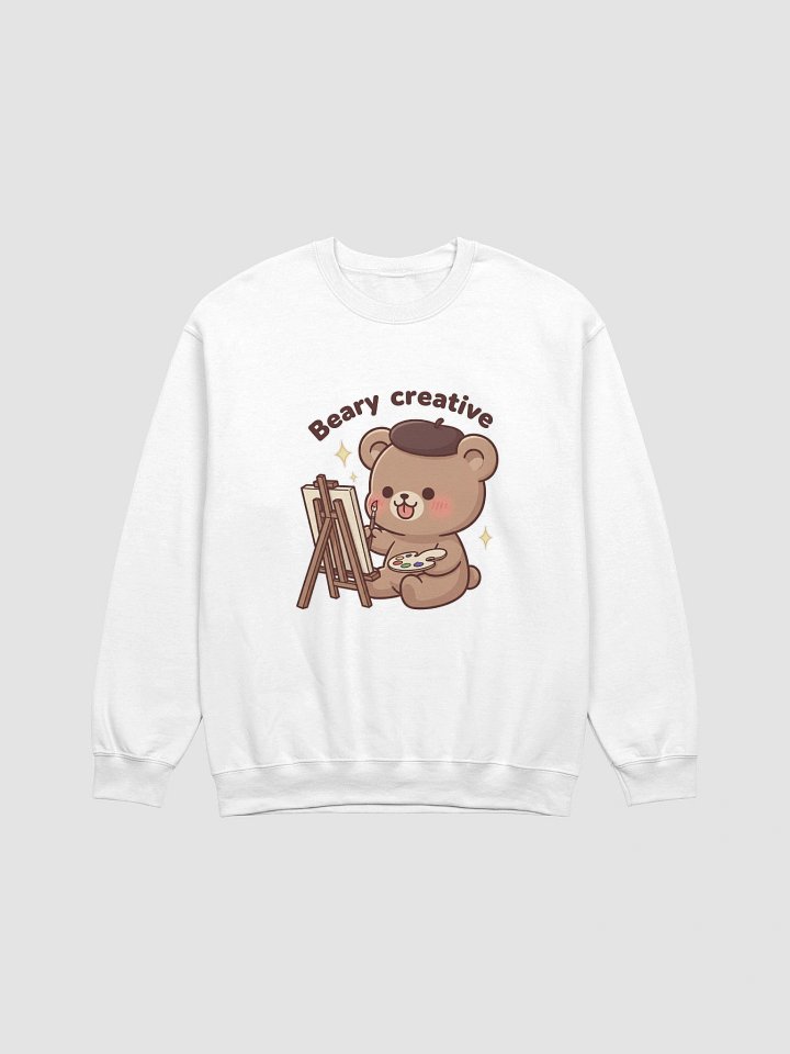 Bear in Artist Mode Crewneck Sweatshirt product image (29)