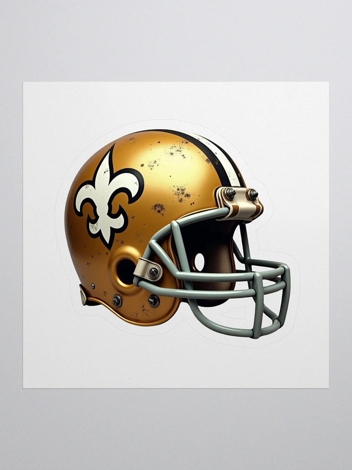 New Orleans Saints Vintage Football Helmet Sticker product image (1)