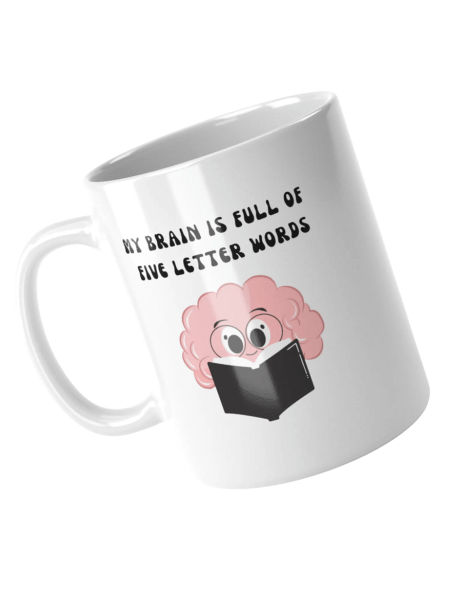 My Brain is full of Five Letter Words Mug product image (8)
