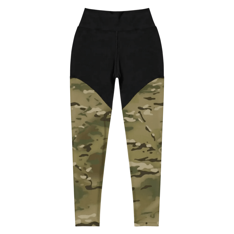 Faithful Camo: Compression Leggings - Multicam product image (5)