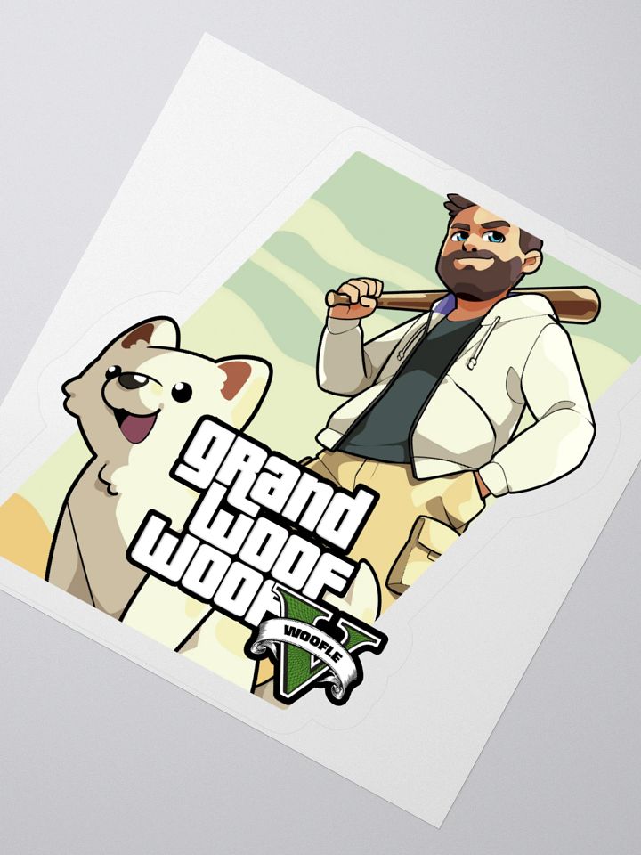 Grand Woof Woof Sticker product image (4)