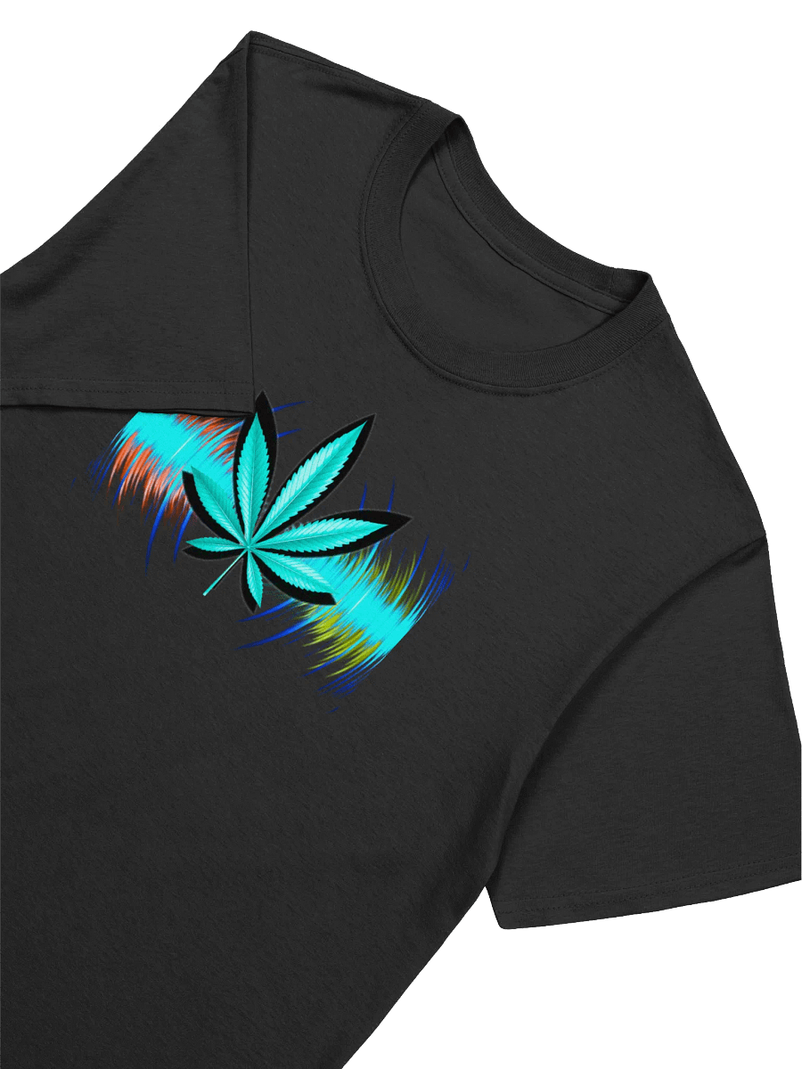 Vibrant Cannabis Wave T-Shirt product image (7)