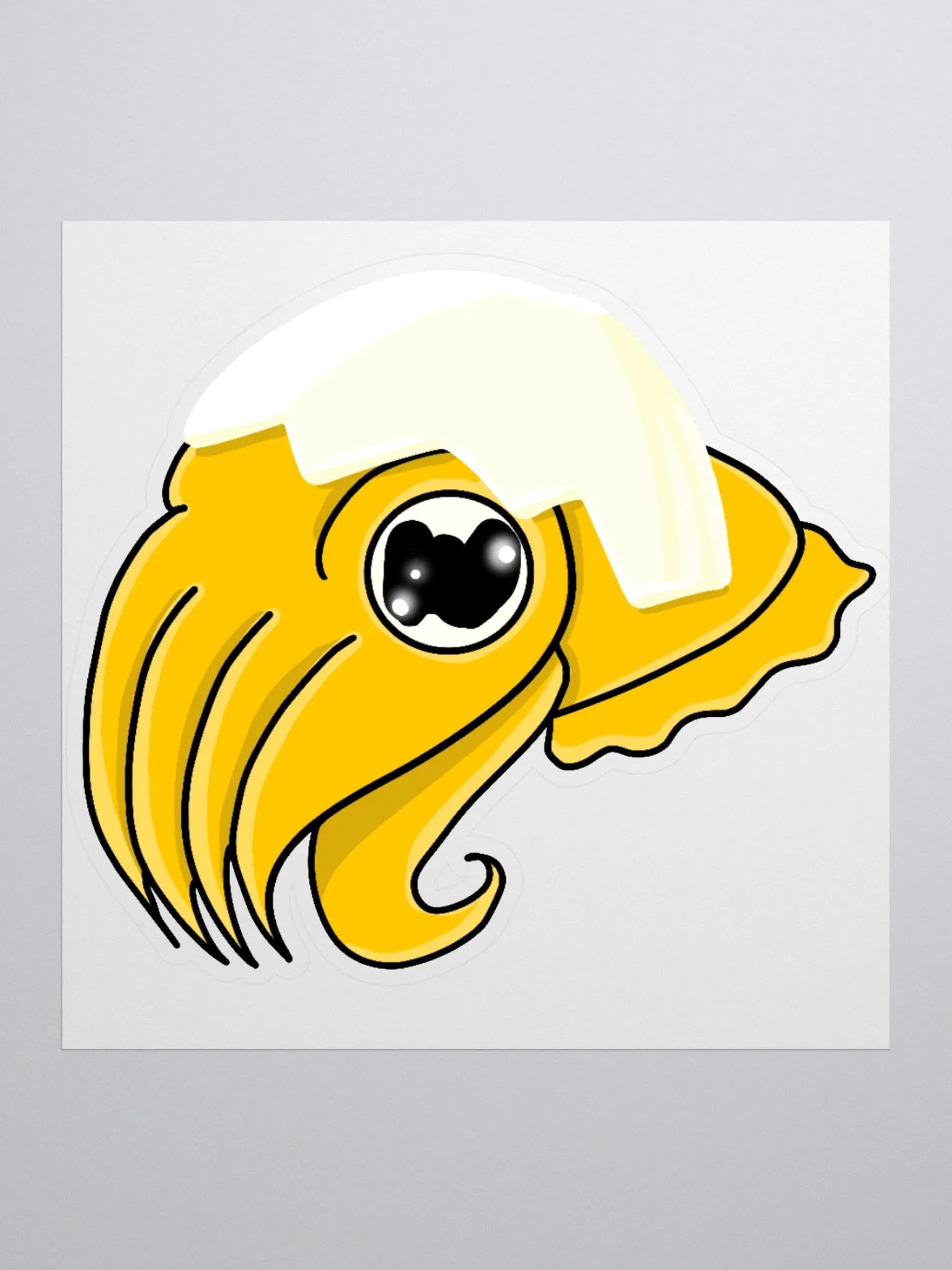 !Egg Cuttlefish Meh Stickers product image (2)