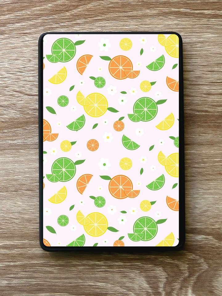 Citrus Joy Pattern Digital Insert for Clear Kindle Cover product image (2)