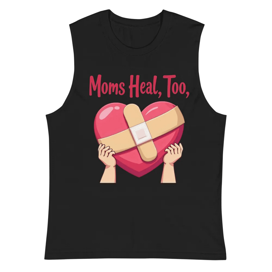 Moms Heal, Too Heart Muscle Tank product image (3)