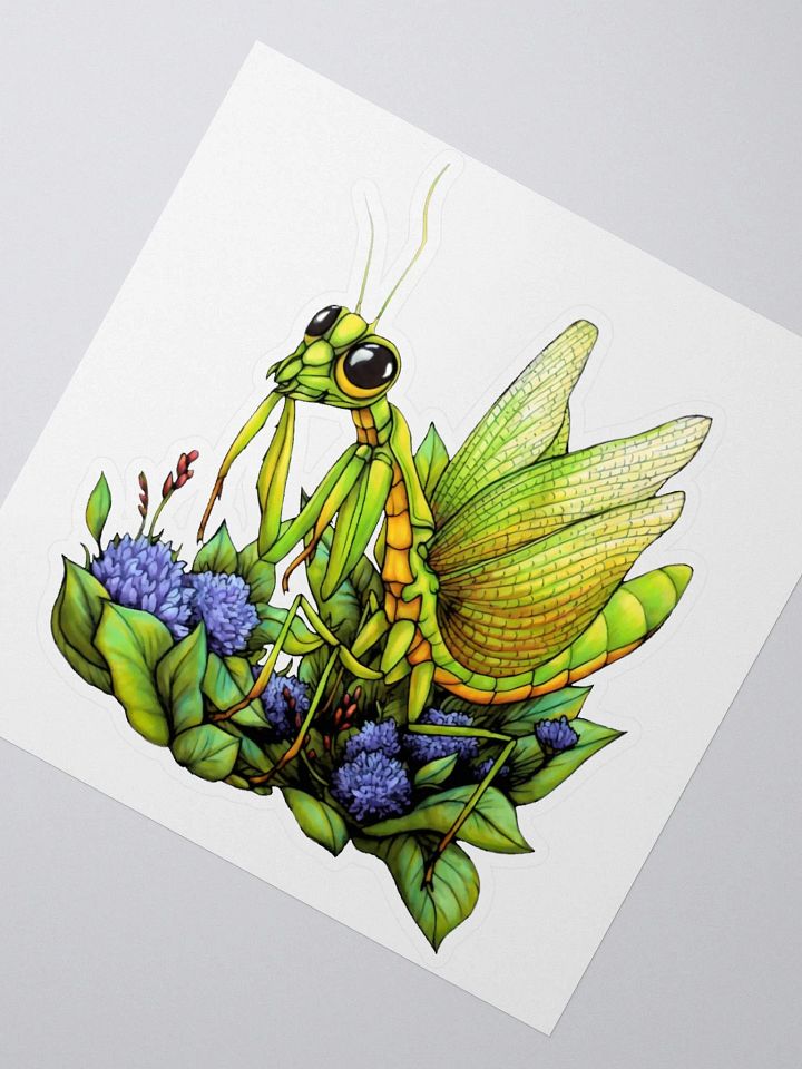 Mantis collant/stickers kiss cut product image (2)