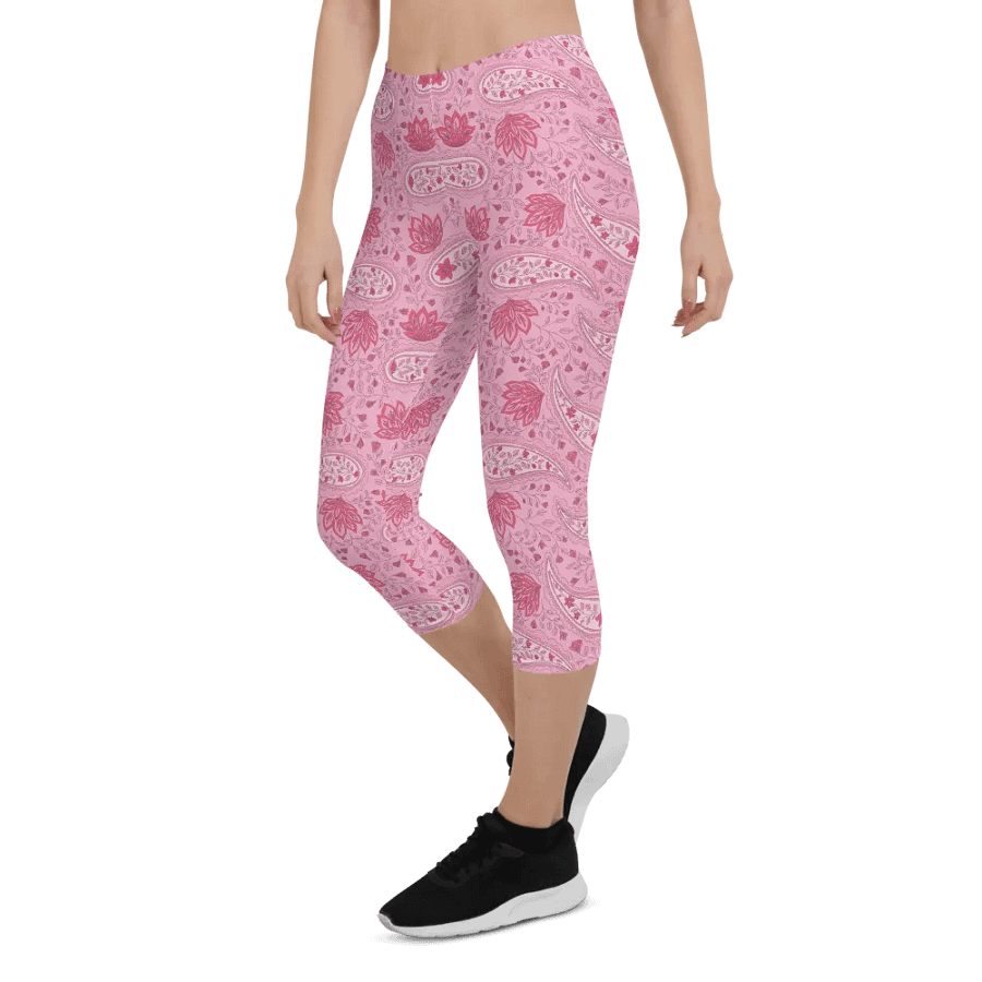 Rosewater Paisley | Capri Leggings product image (5)