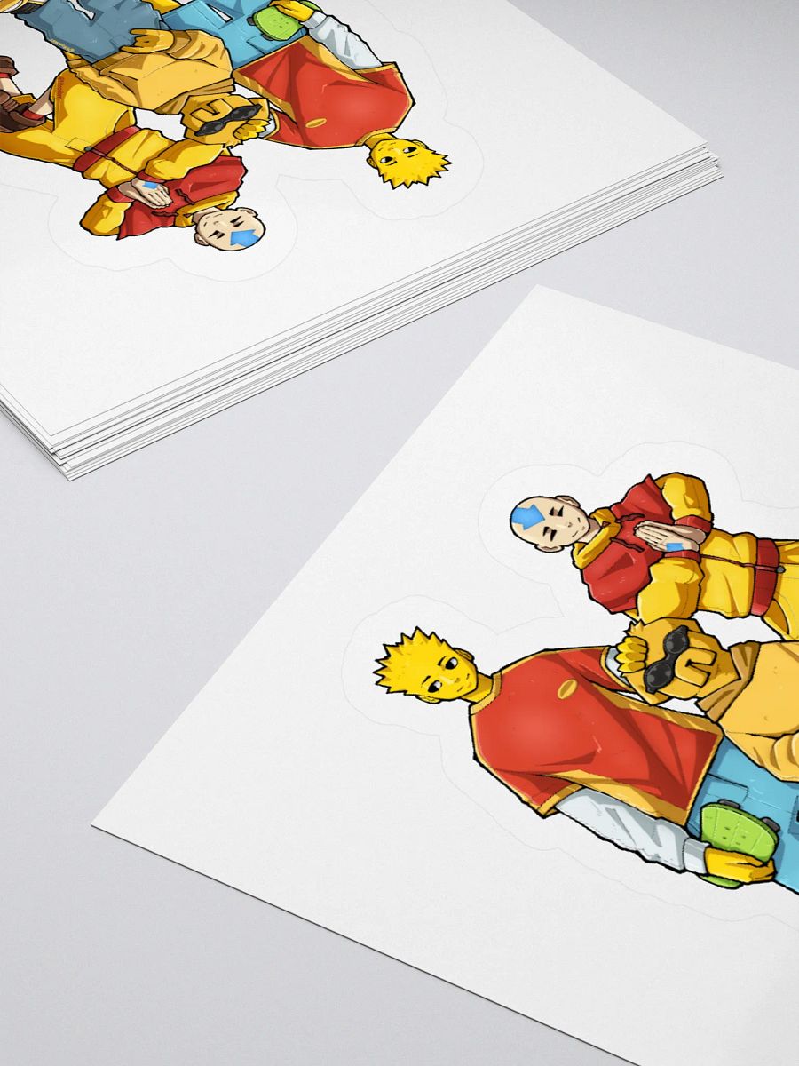 YELLOW TEAM STICKER product image (11)