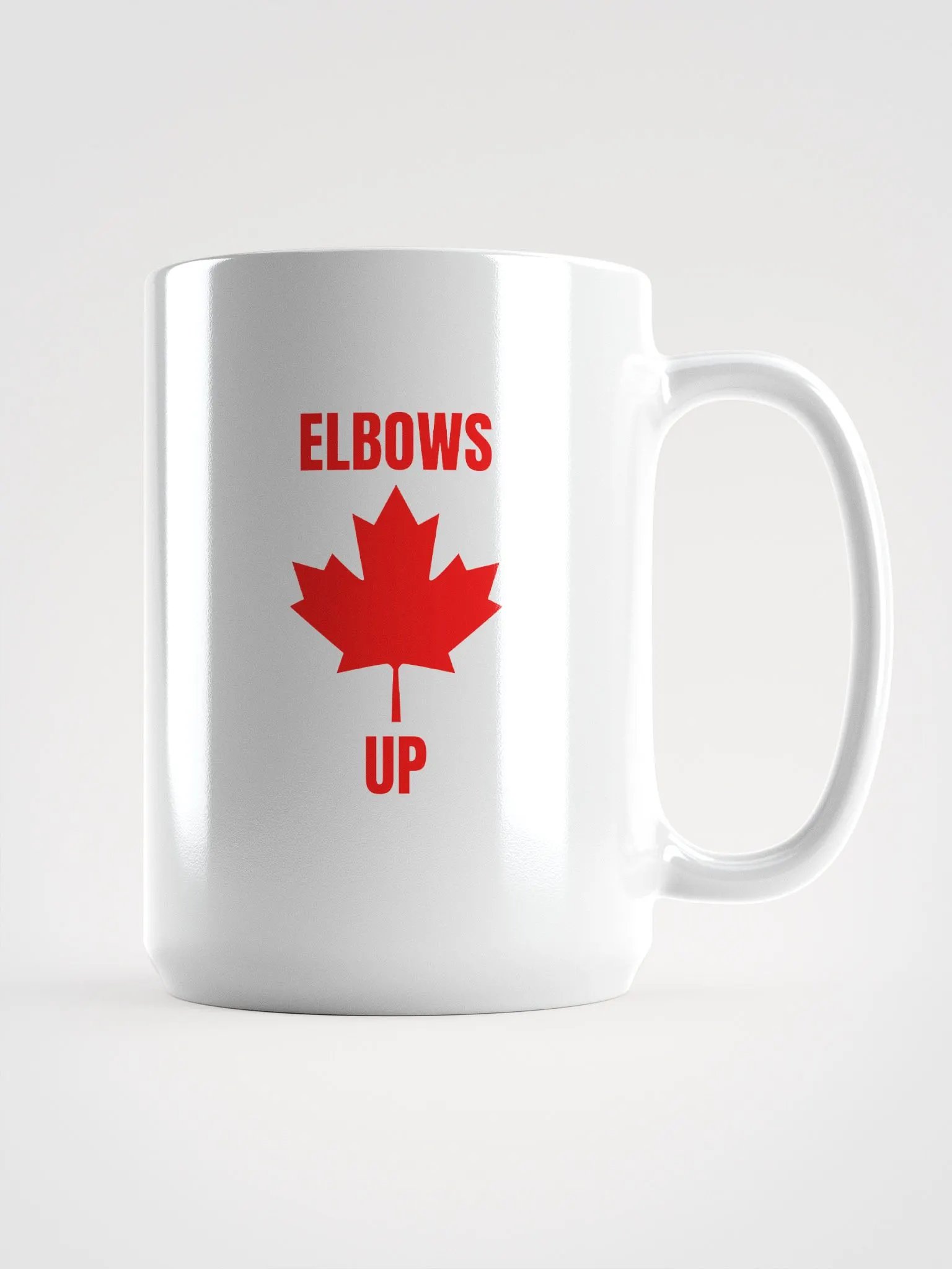 Maple Leaf Elbows Up Mug product image (1)