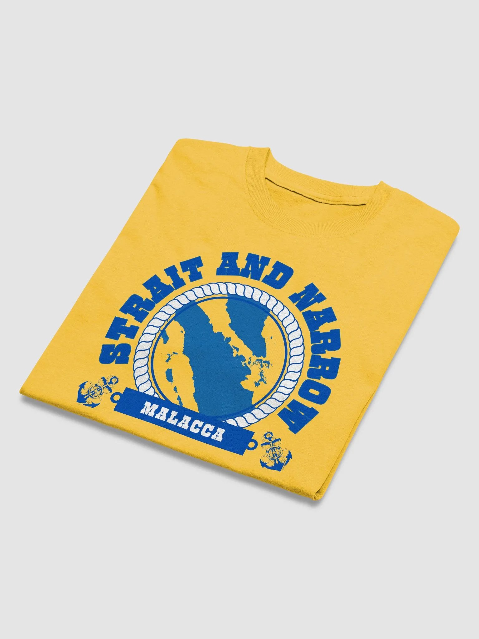 Strait of Malacca - Strait and Narrow Nautical Maritime Shirt product image (41)