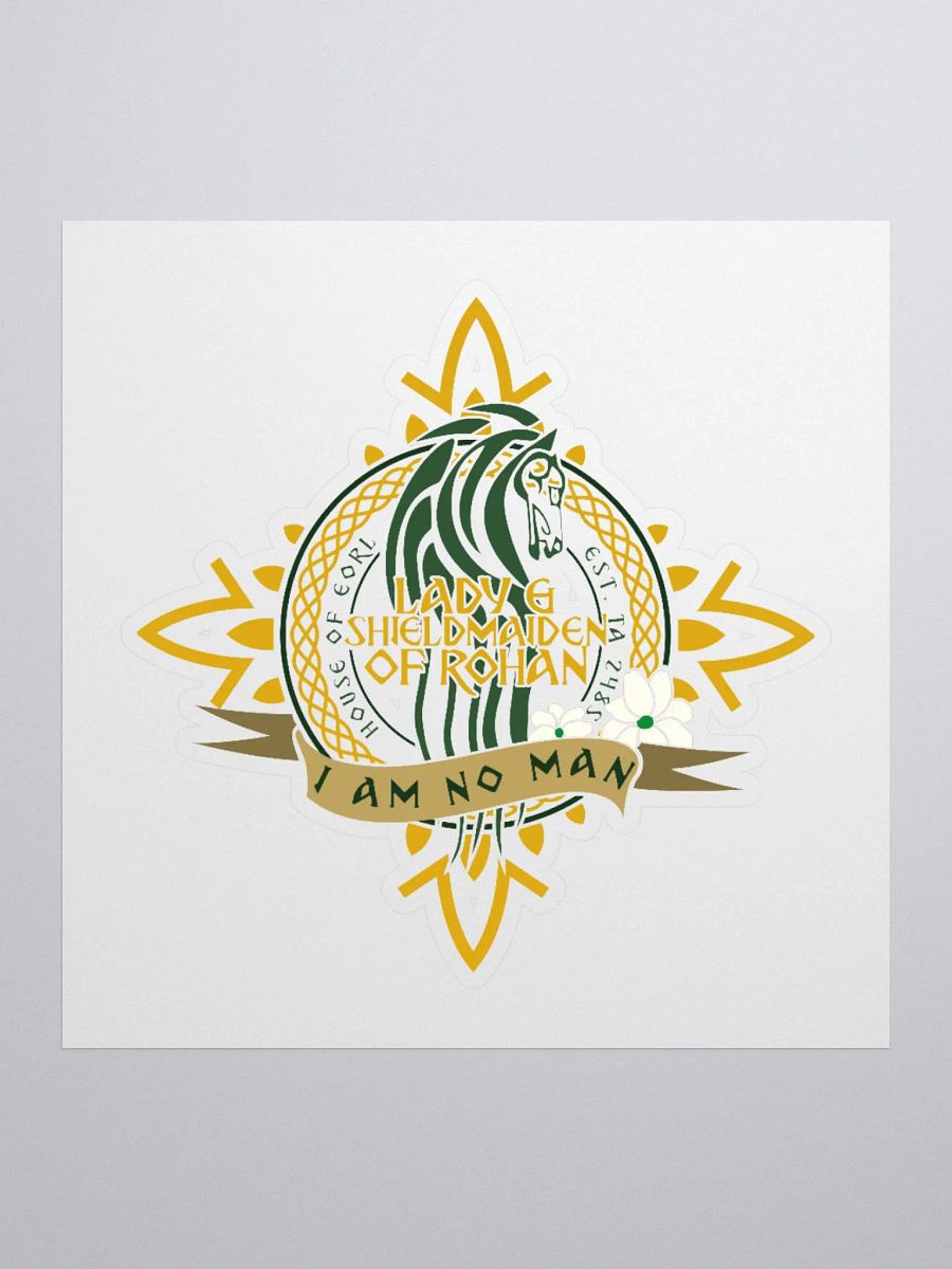 Lady & Shieldmaiden of Rohan Sticker | Éowyn Quote product image (1)