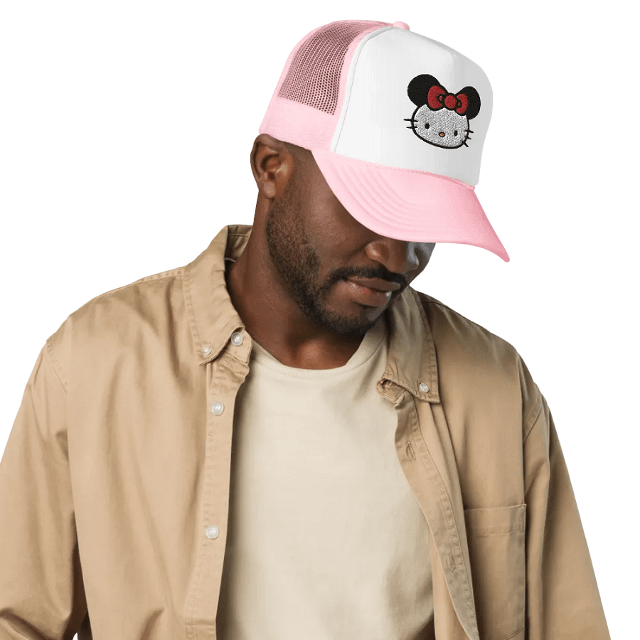 Hello Kitty x Minnie Trucker Hat (Red Bow) product image (6)