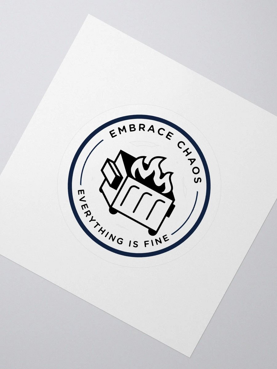 Everything is fine Sticker product image (2)