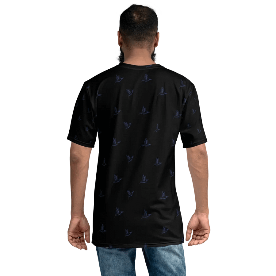 humming birds on black t shirt product image (7)