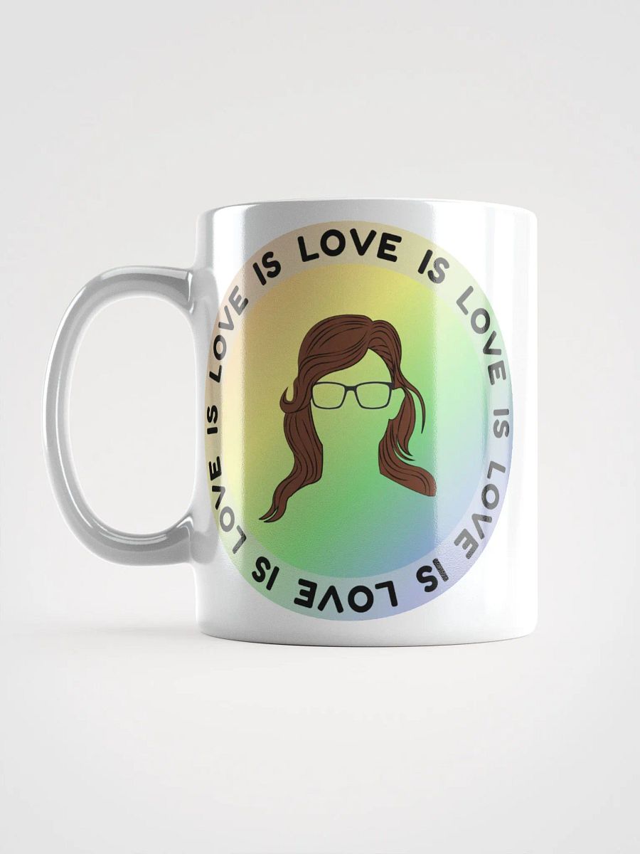 LOVE IS LOVE! White Mug product image (6)