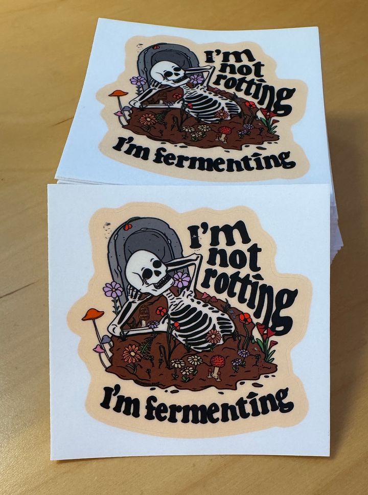 Not Rotting Sticker product image (1)