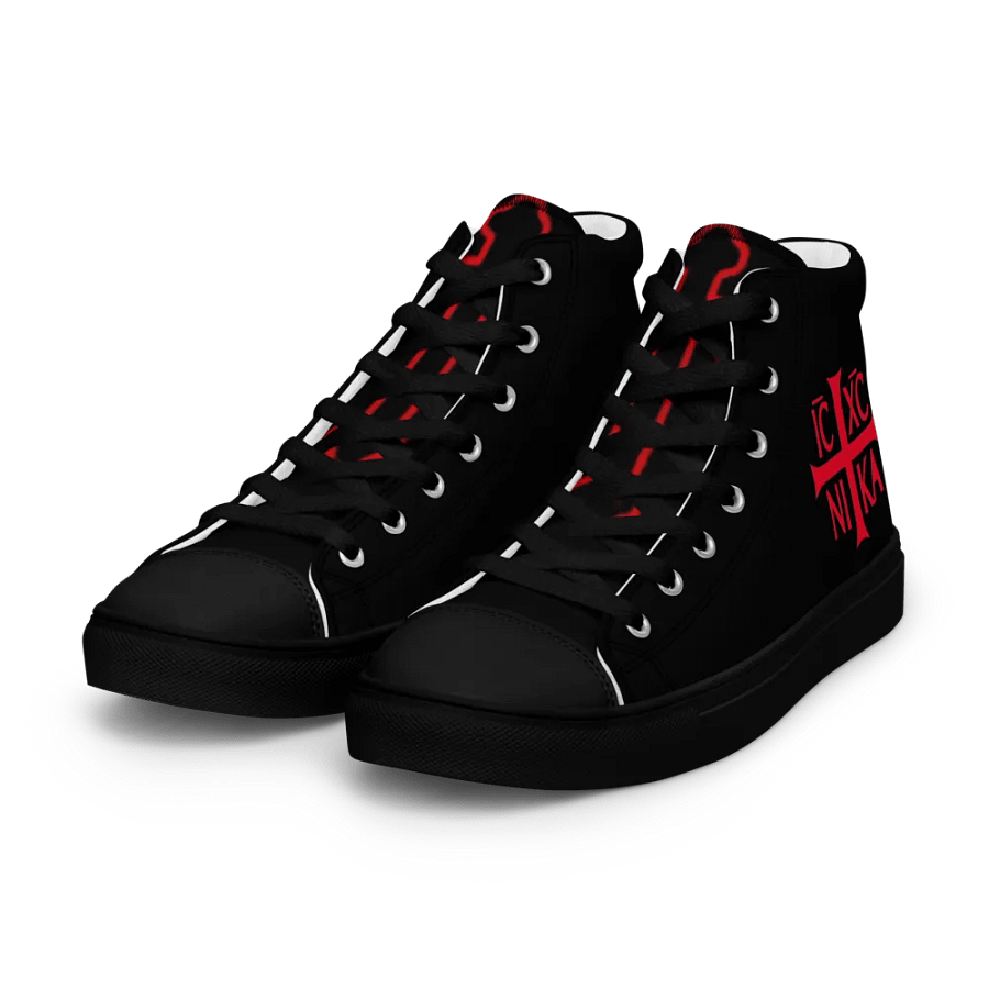 Jesus Christ Conquers Men's High Top product image (7)