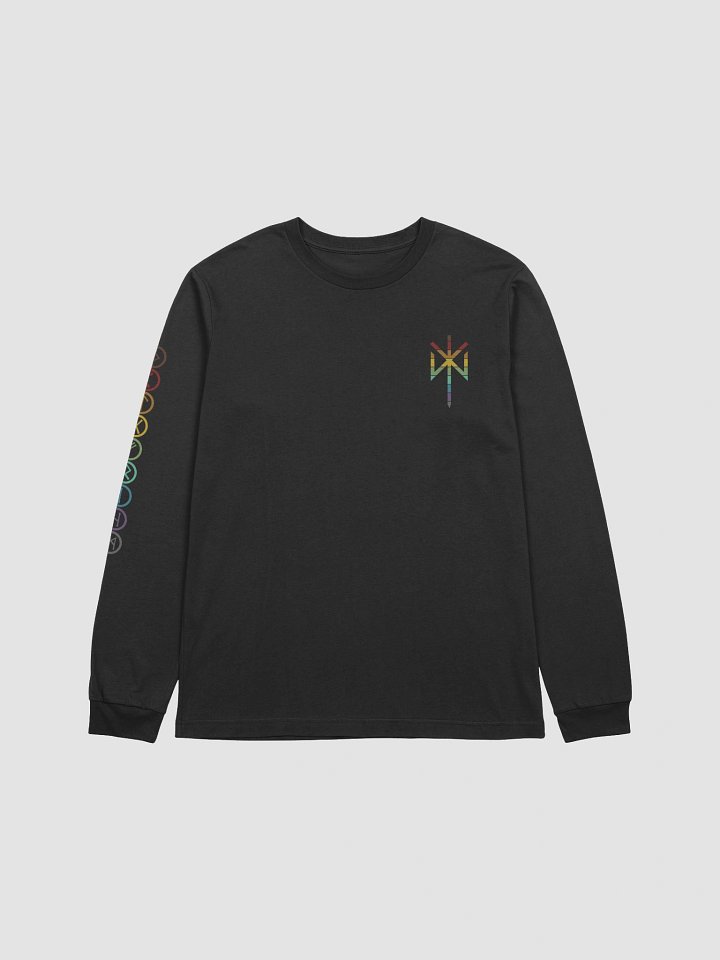 9 RINGS x BIFROST BIND RUNE UNISEX LONG SLEEVE TEE product image (1)