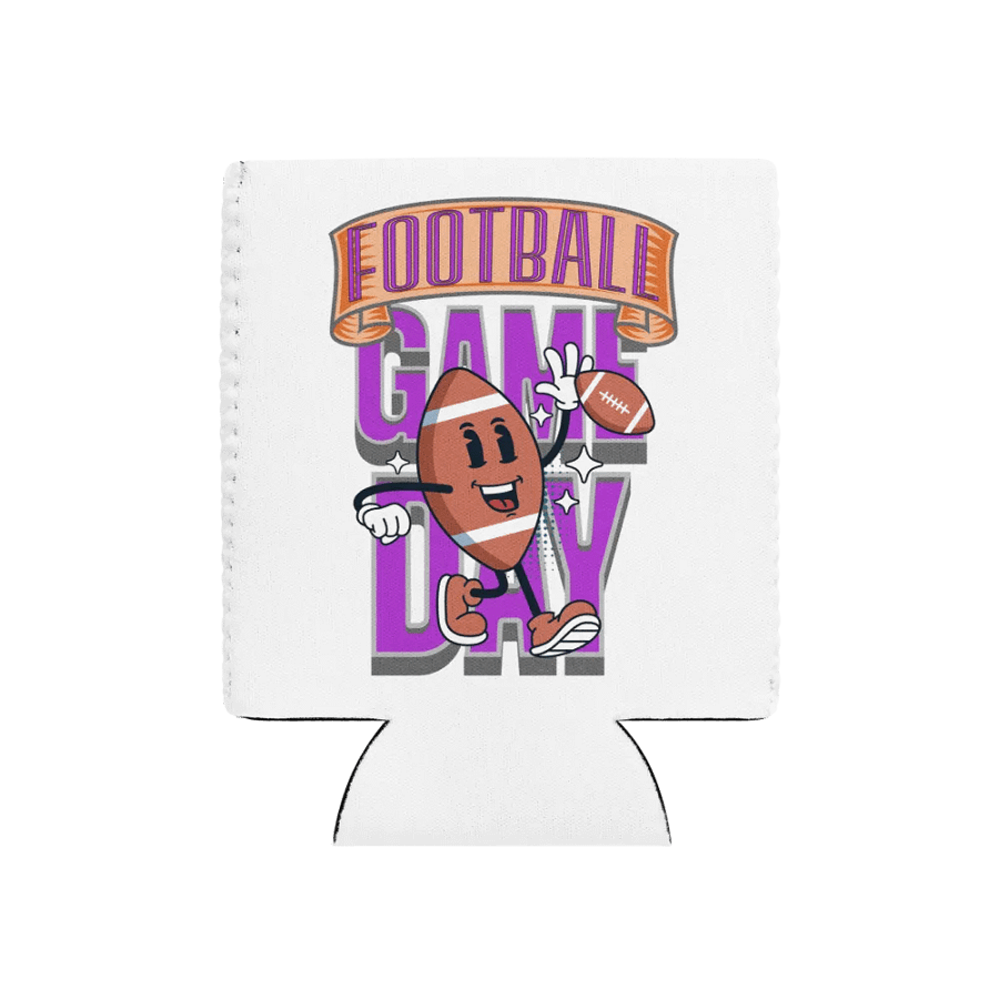 Game Day Football Can Cooler product image (1)
