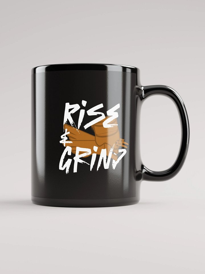 Rise & Grind Black Mug product image (2)