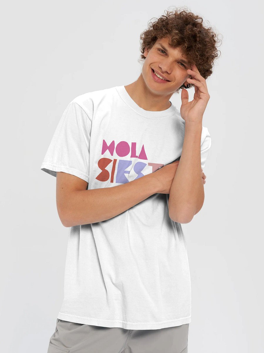 Hola Siesta Heavyweight T-Shirt White product image (3)