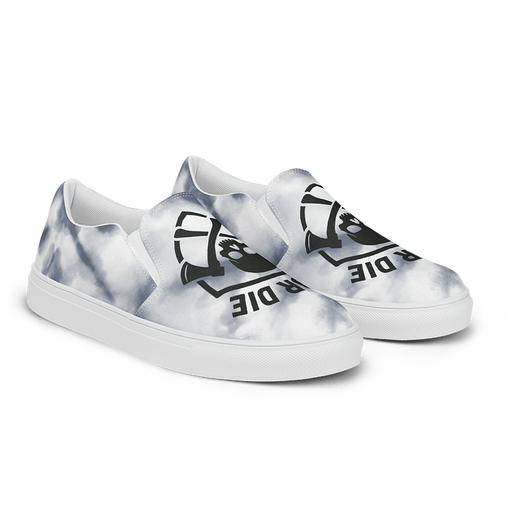 Skull & Axes Slip-On Canvas Shoes product image (2)