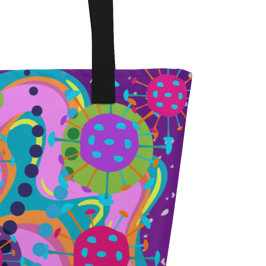 Psychedelic Dreams All-Over Tote for the modern ladies genZ techis product image (9)