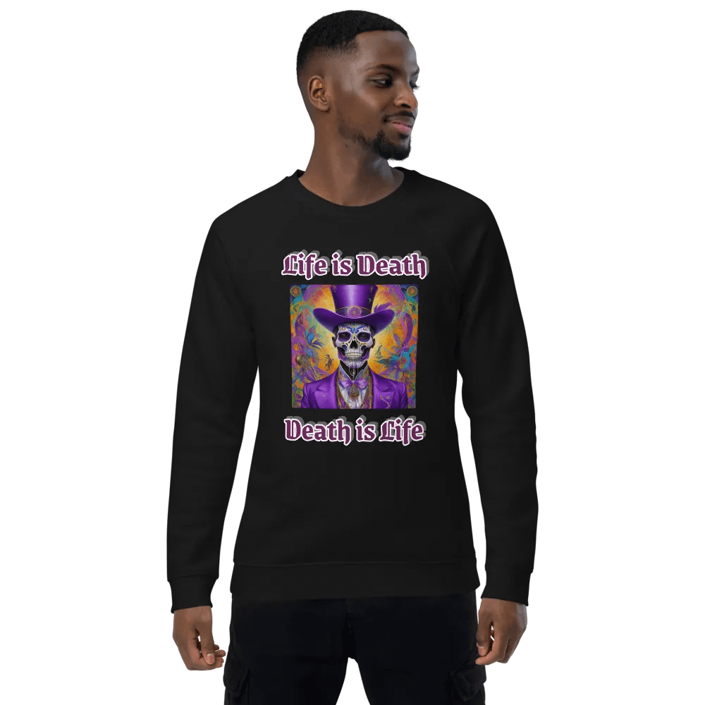 Death is Life Unisex Organic Sweatshirt product image (1)