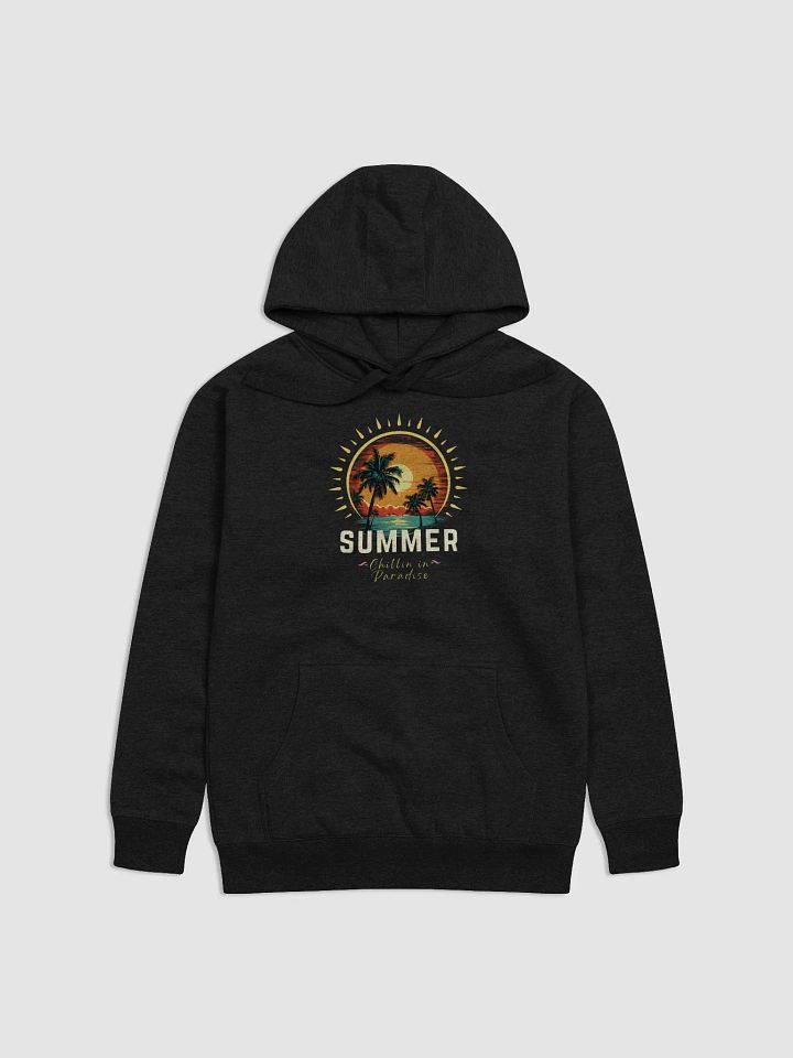 Chilin in Paradise Summer Unisex Premium Hoodie product image (4)
