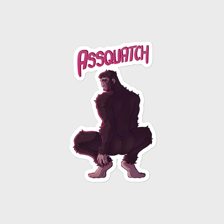 ASSSQUATCH Bubble-free stickers product image (1)