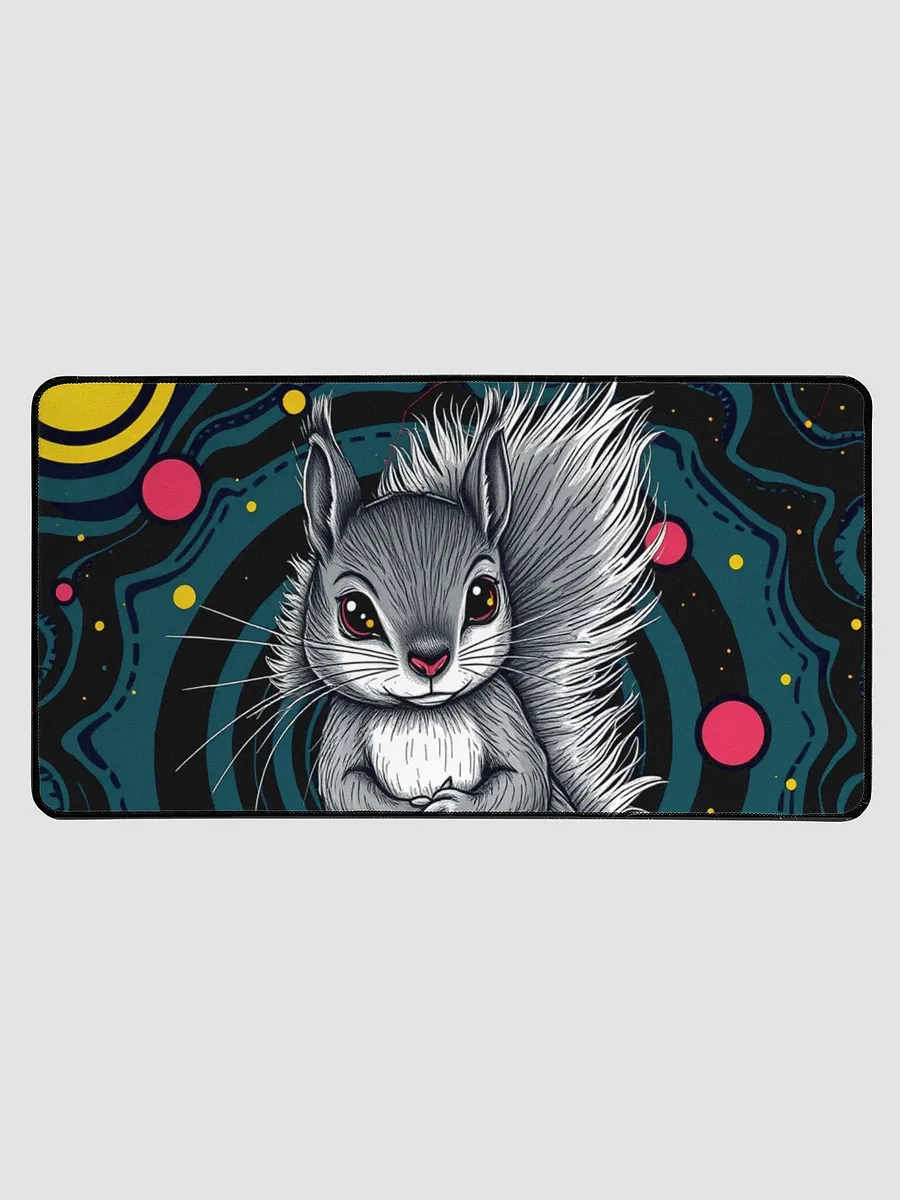 Sweet grey squirrel Support Desk Mat product image (1)