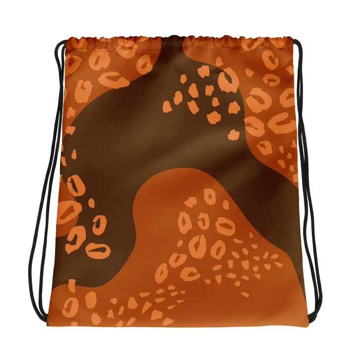 Leopard Drawstring Backpack product image (1)