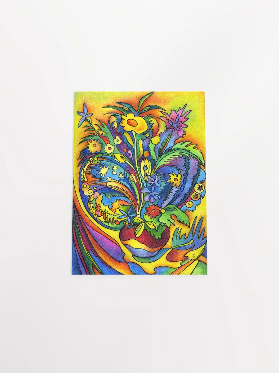 Vibrant Floral Symphony Poster - Bright Bouquet 1 product image (7)