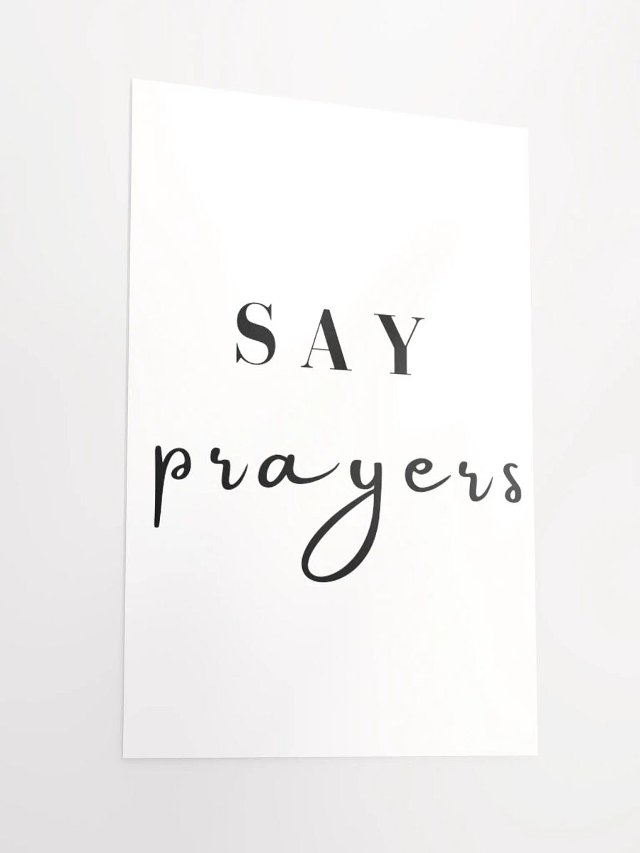 Say Prayers Poster product image (5)