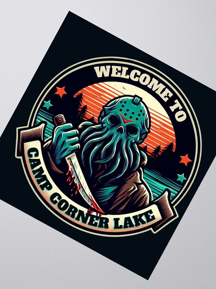 Welcome to Camp Corner Lake Sticker product image (2)
