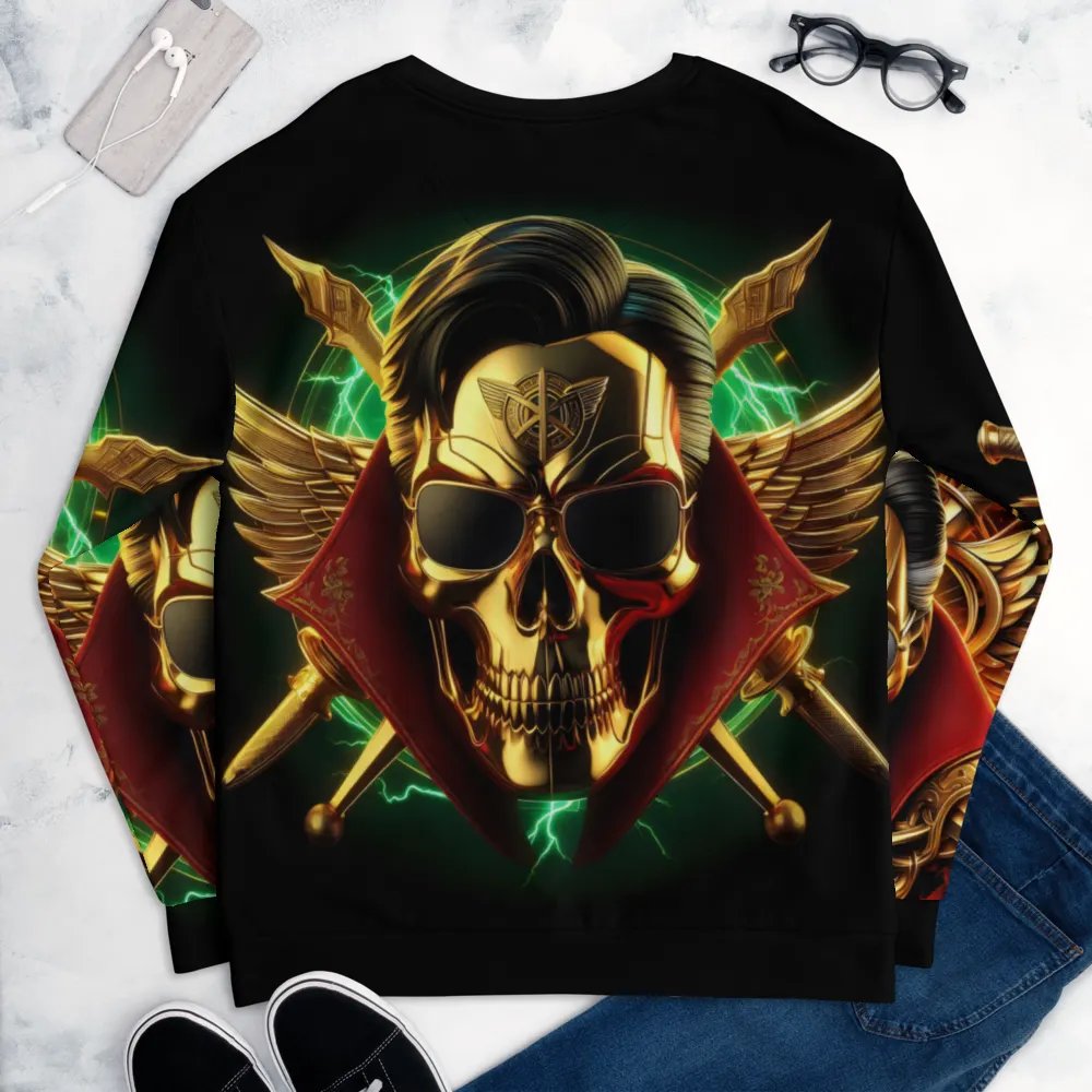 Silver Robot-Skull Face - Unisex Sweatshirt #44 product image (8)