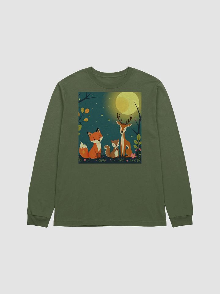 Enchanted Forest Friends Long Sleeve Tee product image (1)