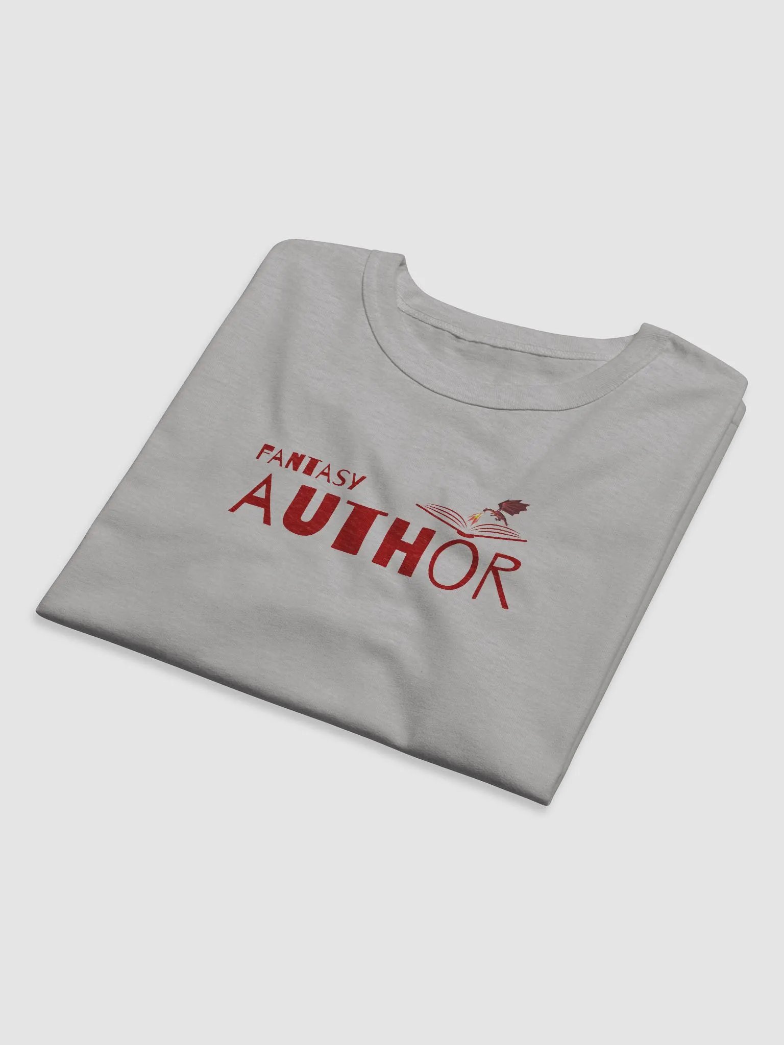 Fantasy Author Dragon Red Relaxed Fit T-shirt product image (12)