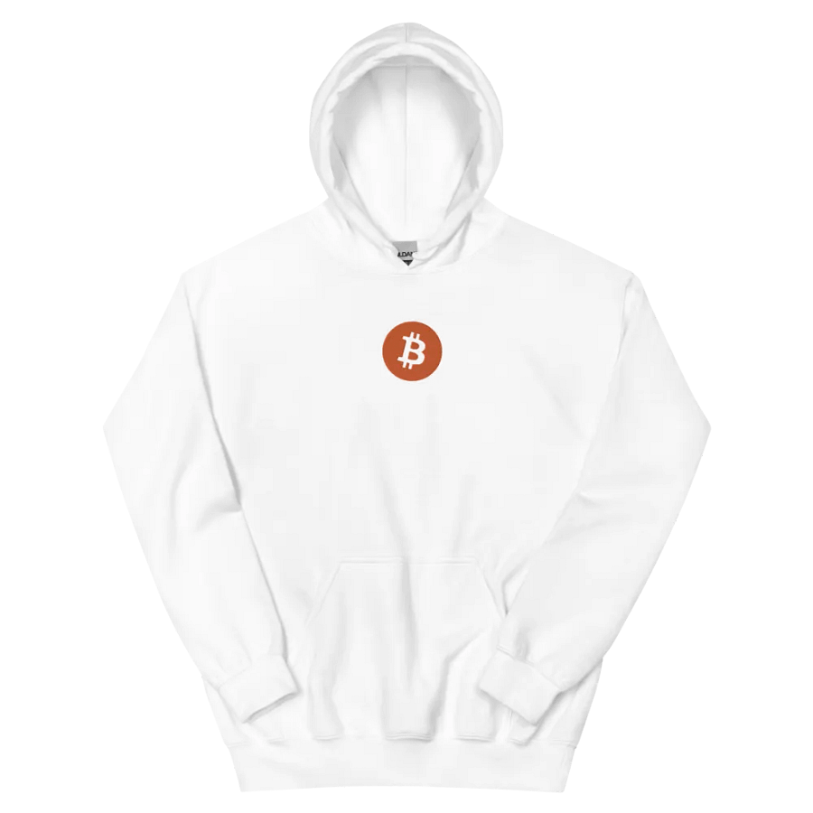 Bitcoin Logo Embroidered Hoodie product image (3)